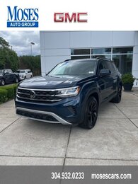 2022 Tourmaline Blue Metallic Volkswagen Atlas 3.6L V6 SE w/Technology SUV 4 Door AWD Automatic