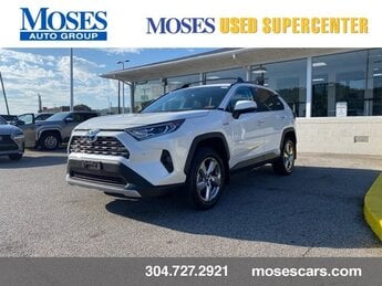 2020 Blizzard Pearl Toyota RAV4 Hybrid Limited 2.5L 4-Cylinder Engine SUV Automatic (CVT)