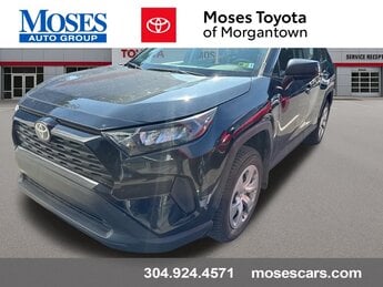 2021 Midnight Black Metallic Toyota RAV4 LE FWD Automatic SUV 4 Door
