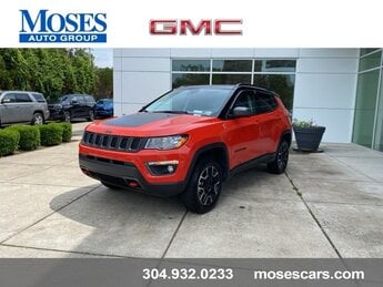 2021 Spitfire Orange Clearcoat Jeep Compass Trailhawk 4X4 2.4L I4 Engine Automatic 4 Door SUV