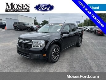 2024 Shadow Black Ford Maverick LARIAT Automatic Truck EcoBoost 2.0L I4 GTDi DOHC Turbocharged VCT Engine 4 Door