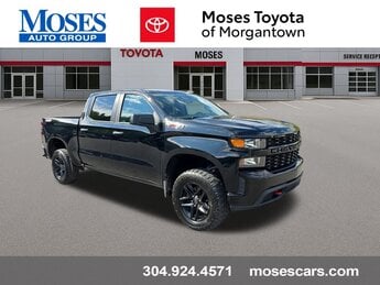2019 Black Chevrolet Silverado 1500 Custom Trail Boss 4X4 4 Door EcoTec3 5.3L V8 Engine Automatic Truck