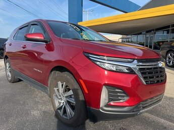 2022 Cherry Red Tintcoat Chevrolet Equinox LT 1.5L DOHC Engine 4 Door Automatic AWD