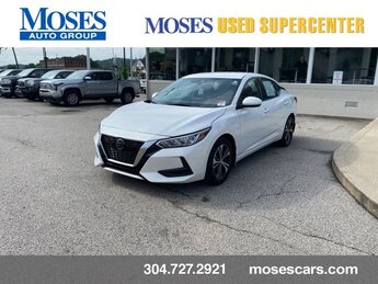2023 Aspen White Tricoat Nissan Sentra SV Automatic (CVT) FWD 2.0L DOHC Engine
