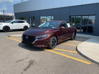 2025 Rosewood Metallic Nissan Sentra SV 2.0L I4 DOHC Engine Automatic (CVT) FWD 4 Door Car
