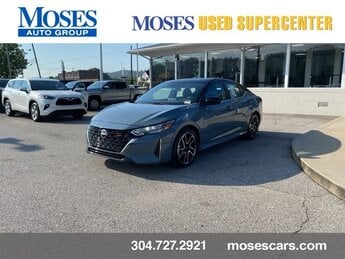2024 Atlantic Gray Metallic/Super Black Nissan Sentra SR Automatic (CVT) 4 Door 2.0L I4 DOHC Engine