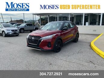 2023 Scarlet Ember Tintcoat/Super Black Nissan Kicks SR SUV Automatic (CVT) FWD 4 Door 1.6L 4-Cylinder DOHC 16V Engine