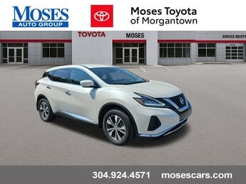 2021 Pearl White Tricoat Nissan Murano S 3.5L V6 DOHC 24V Engine Automatic (CVT) SUV AWD