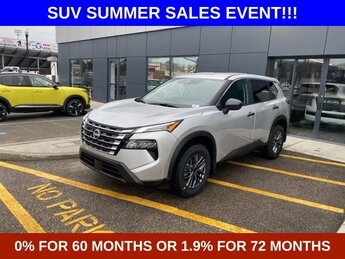 2025 Brilliant Silver Metallic Nissan Rogue S SUV 1.5L DOHC Engine AWD 4 Door Automatic (CVT)