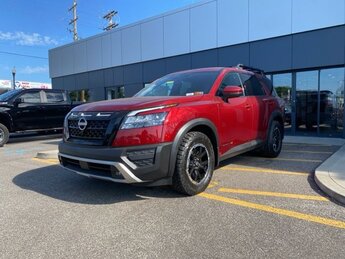 2025 Scarlet Ember Tintcoat Nissan Pathfinder Rock Creek 4X4 Automatic 3.5L V6 DOHC Engine SUV
