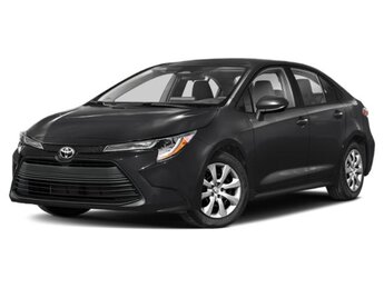 2025 Midnight Black Metallic Toyota Corolla LE 2.0L I4 DOHC 16V Engine Car 4 Door FWD