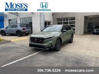 2026 Ash Green Metallic Honda CR-V Hybrid TrailSport Automatic (CVT) SUV 4 Door 2.0L I4 DOHC 16V Engine AWD