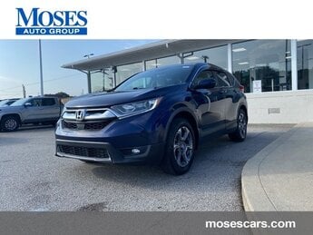 2019 Obsidian Blue Pearl Honda CR-V EX Automatic (CVT) 1.5L I4 DOHC 16V Engine AWD SUV