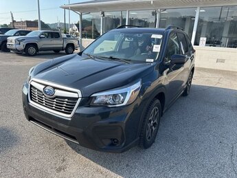 2019 Dark Gray Metallic Subaru Forester Premium 4 Door 2.5L 4-Cylinder DOHC 16V VVT Engine Automatic (CVT) SUV AWD