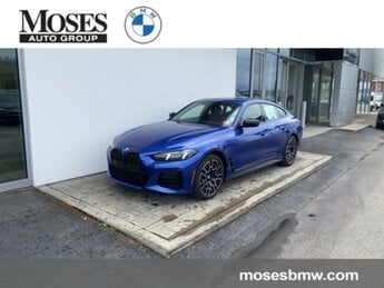 2025 Portimao Blue Metallic BMW 4 Series 430i xDrive 4 Door AWD Hatchback Automatic