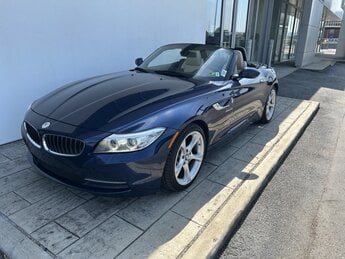 2014 Deep Sea Blue Metallic BMW Z4 sDrive28i Automatic 2 Door 2.0L 4-Cylinder DOHC 16V Turbocharged Engine Convertible