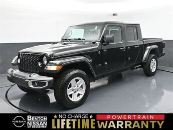 2023 Black Clearcoat Jeep Gladiator Sport S Truck 4 Door 3.6L V6 24V VVT Engine Automatic 4X4