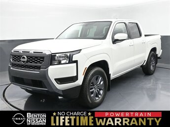 2025 Glacier White Nissan Frontier SV 4 Door RWD Truck
