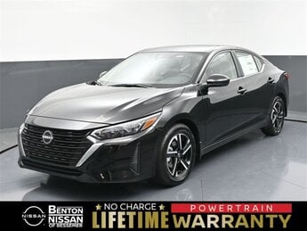 2025 Super Black Nissan Sentra SV Car 4 Door 2.0L I4 DOHC Engine FWD