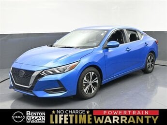 2023 Electric Blue Metallic Nissan Sentra SV FWD 2.0L DOHC Engine Car 4 Door Automatic (CVT)