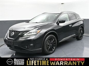 2022 Magnetic Black Pearl Nissan Murano SV 4 Door SUV Automatic (CVT) AWD
