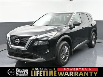 2022 Super Black Nissan Rogue S AWD 1.5L I3 Turbocharged DOHC 12V LEV3-ULEV50 201hp Engine SUV