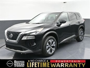 2022 Super Black Nissan Rogue SV SUV 1.5L I3 Turbocharged DOHC 12V LEV3-ULEV50 201hp Engine 4 Door AWD