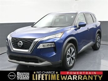 2023 Caspian Blue Metallic Nissan Rogue SV 4 Door AWD SUV 1.5L I3 Turbocharged DOHC 12V LEV3-ULEV50 201hp Engine Automatic (CVT)