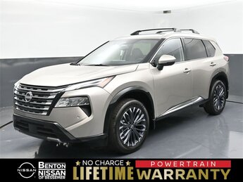 2025 Champagne Silver Metallic Nissan Rogue Platinum 1.5L DOHC Engine FWD SUV Automatic (CVT) 4 Door