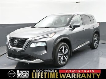 2022 Gun Metallic Nissan Rogue Platinum SUV Automatic (CVT) AWD 4 Door 1.5L I3 Turbocharged DOHC 12V LEV3-ULEV50 201hp Engine