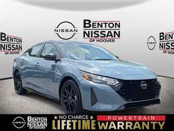 2025 Atlantic Gray Metallic/Super Black Nissan Sentra SR 4 Door Car FWD 2.0L I4 DOHC Engine