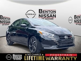 2025 Super Black Metallic Nissan Versa SR 4 Door FWD Automatic (CVT) 1.6L I4 DOHC 16V Engine