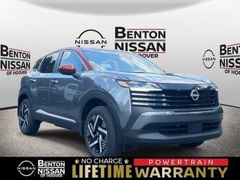 2025 Gun Metallic/Scarlet Ember Tintcoat Nissan Kicks SV 2.0L DOHC Engine Automatic (CVT) SUV