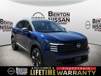 2025 Deep Blue Pearl Nissan Kicks SV 2.0L DOHC Engine AWD Automatic (CVT) 4 Door