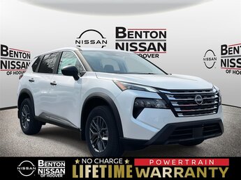 2025 Everest White Pearl Nissan Rogue S SUV 1.5L DOHC Engine FWD 4 Door Automatic (CVT)