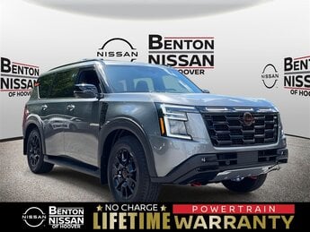 2025 Gun Metallic Nissan Armada PRO-4X 4 Door 4X4 3.5L DOHC Engine