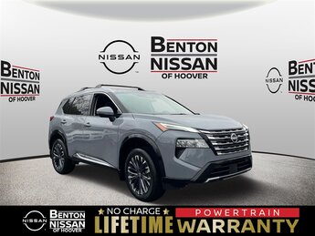 2025 Boulder Gray Pearl Nissan Rogue Platinum SUV FWD 4 Door Automatic (CVT) 1.5L DOHC Engine