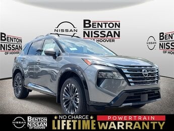 2025 Gun Metallic Nissan Rogue Platinum SUV 4 Door Automatic (CVT) 1.5L DOHC Engine FWD