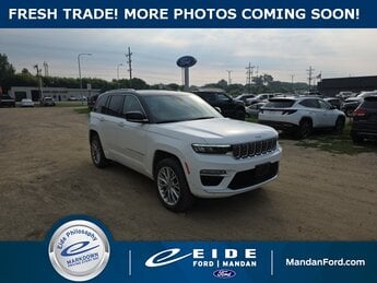 2023 Bright White Clearcoat Jeep Grand Cherokee Summit SUV 2.0L I4 DOHC Engine Automatic