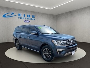 2019 Blue Metallic Ford Expedition Max Limited 4 Door EcoBoost 3.5L V6 GTDi DOHC 24V Twin Turbocharged Engine 4X4