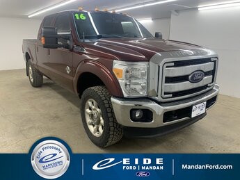 2016 Bronze Fire Metallic Ford Super Duty F-250 SRW Lariat 4 Door Automatic Power Stroke 6.7L V8 DI 32V OHV Turbodiesel Engine