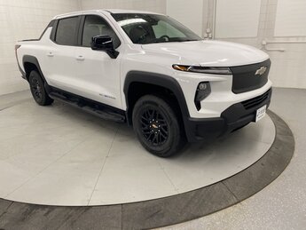 2024 Summit White Chevrolet Silverado EV Work Truck Automatic Electric ZEV Engine 4X4 Truck 4 Door