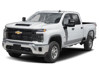 2025 Summit White Chevrolet Silverado 3500HD High Country 4X4 Duramax 6.6L V8 Turbodiesel Engine 4 Door Automatic
