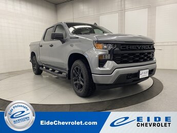 2025 Sterling Gray Metallic Chevrolet Silverado 1500 Custom 4 Door Automatic Truck 4X4