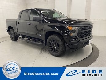 2025 Chevrolet Silverado 1500 Custom 4 Door 2.7L I4 Turbocharged DOHC 16V LEV3-SULEV30 310hp Engine 4X4 Truck