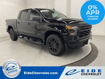 2025 Chevrolet Silverado 1500 Custom 4 Door 2.7L I4 Turbocharged DOHC 16V LEV3-SULEV30 310hp Engine 4X4 Truck
