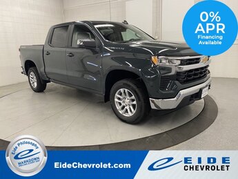 2025 Cypress Gray Chevrolet Silverado 1500 LT Truck 4X4 4 Door 2.7L I4 Turbocharged DOHC 16V LEV3-SULEV30 310hp Engine Automatic