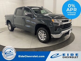 2025 Cypress Gray Chevrolet Silverado 1500 LT 4X4 Automatic 4 Door 2.7L I4 Turbocharged DOHC 16V LEV3-SULEV30 310hp Engine Truck