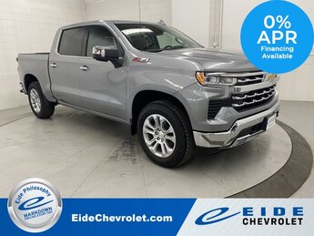 2025 Sterling Gray Metallic Chevrolet Silverado 1500 LTZ Truck 4 Door 4X4 EcoTec3 6.2L V8 Engine Automatic