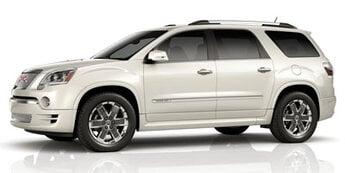 2011 White Diamond Tricoat GMC Acadia Denali 4 Door 3.6L V6 SIDI Engine SUV